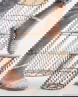 Espadrile Jajka Albe