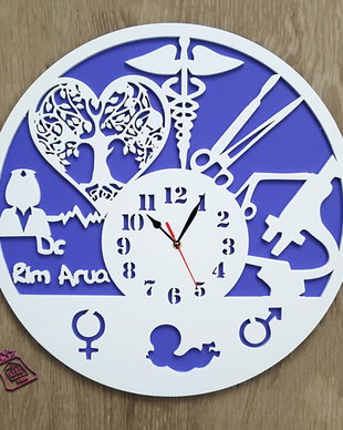 Ceas personalizat pentru ginecolog