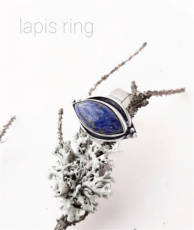 Inel argintiu cu Lapis Lazuli Rezervat