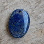 Pandantiv lapis lazuli, 35x25 mm