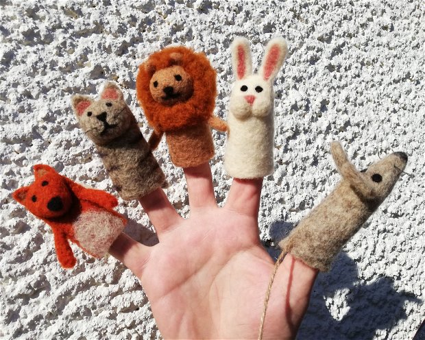 Mini zoo - figurine pe deget