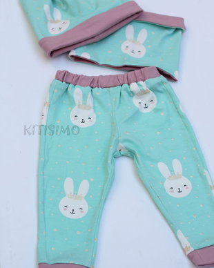Set pantalon caciula si buff