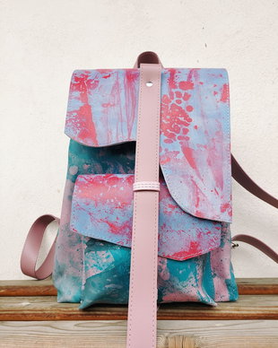 Rucsac Piele Bubblegum
