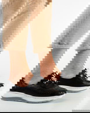 Pantofi Casual Huff Negri