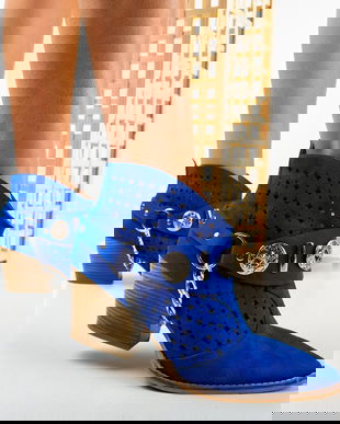 Botine Menta Albastre