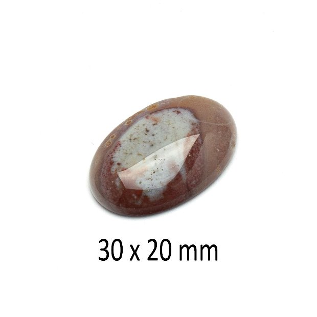 Cabochon Agata Indiana, 30 x 20 mm, A448