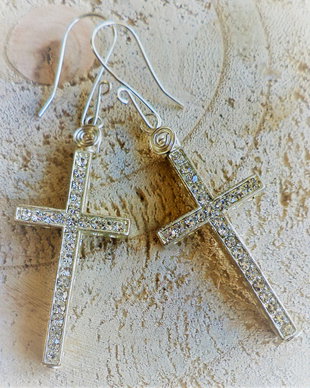 Cercei cruciulita - cross