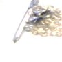Baza lant colier argintiu deschis cu zale ovale 50 cm