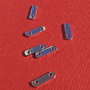 Link / distantier din argint .925 rodiat aprox 0.5x2.5x8 mm
