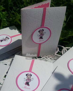 Invitatii  Minnie Mouse