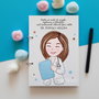 Agenda medic personalizata cu nume pictata manual