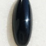 Cabochon onix negru oval alungit calibrat (provenienta America) aprox 22x8x4.5 mm