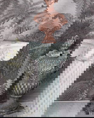 Bustul unei femei din rasini speciale