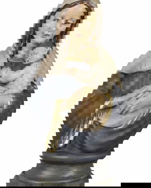 Maria cu pruncul - statueta din rasini speciale