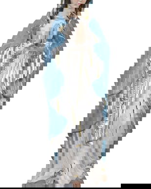 Fecioara Maria rugandu-se - statueta din rasini speciale