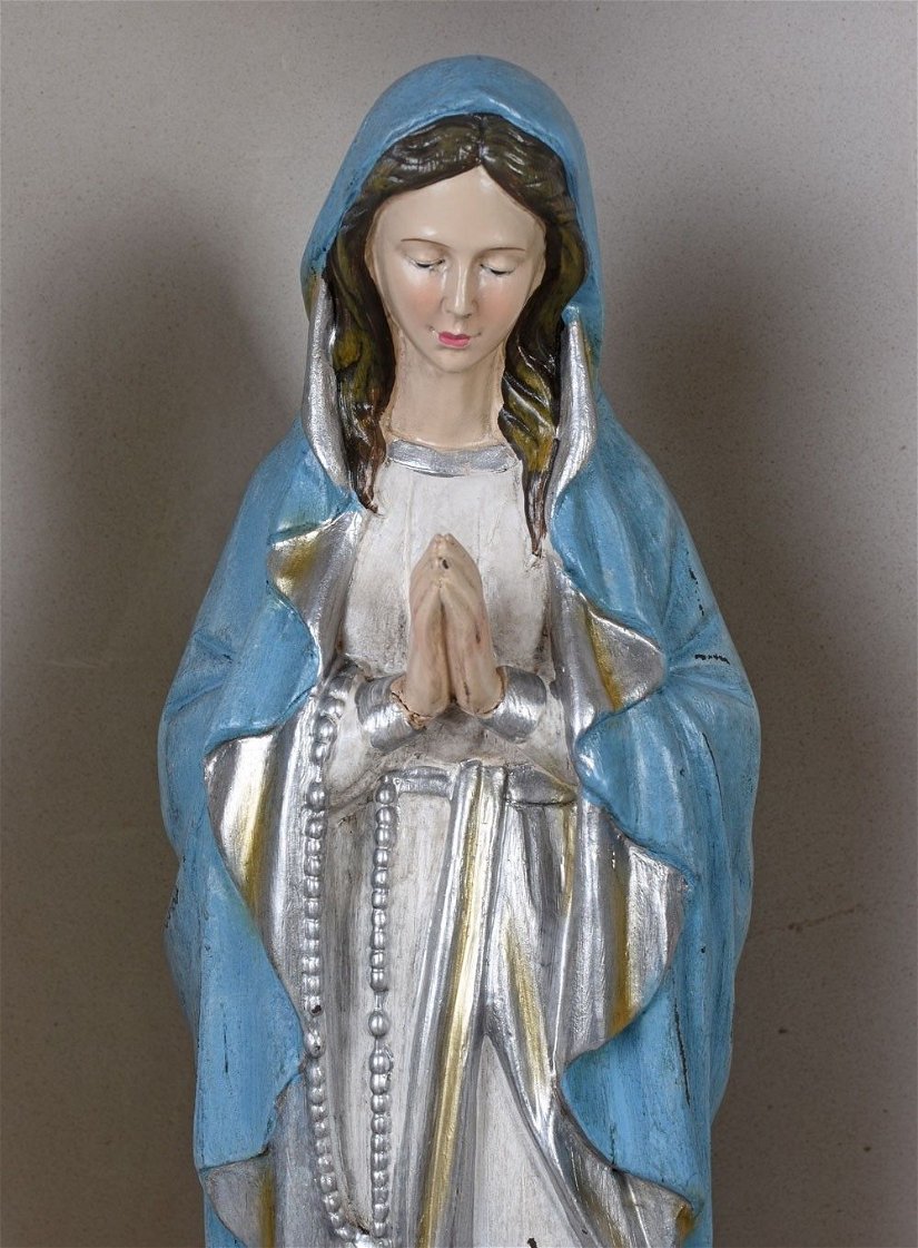Fecioara Maria rugandu-se - statueta din rasini speciale