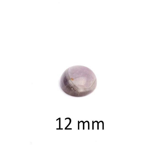 Cabochon Ametist, 12 mm, A460