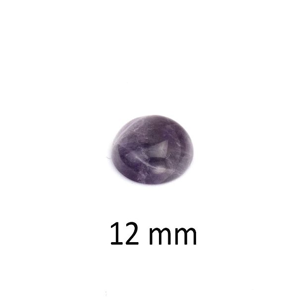 Cabochon Ametist, 12 mm, A461