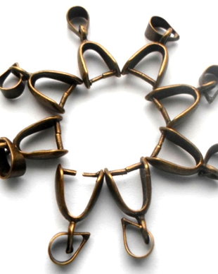 Agatatoare pandantiv mare bronz