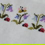 Broderie pe etamina 12 cm