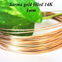 Sarma gold filled 14K, 1mm (0.5)