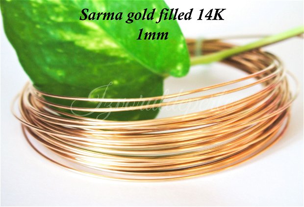 Sarma gold filled 14K, 1mm (0.5)