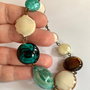 BRATARA EMERALD SANDS-murano,bronz