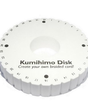 Disc Kumihimo, rotund, 15x2 cm