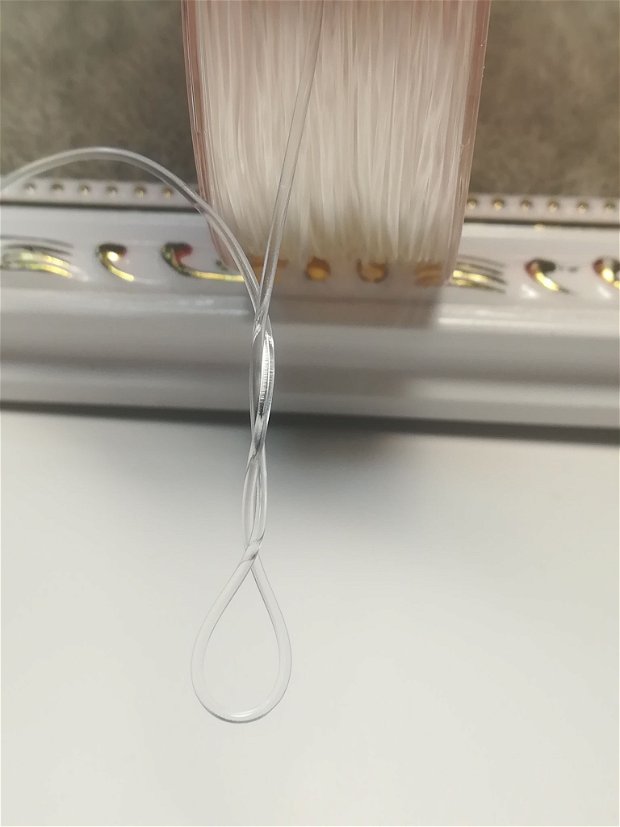 Guta elastica transparenta, 1mm - 1 m
