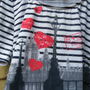 Bluza tricot cu dungi L