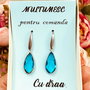 Cercei eleganti bleu
