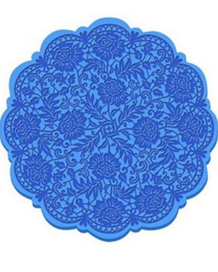 K1140 - Matrita forma silicon pt modelat ciocolata, fondant, fimo, pasta de structura, dantela, mandala, floare, etc