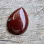Cabochon jasp rosu, 40x30 mm
