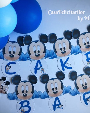 Ghirlanda cu nume- Baby Mickey mouse