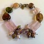 BRATARA LITTLE DRAGONFLY-murano,perle de cultura,bronz