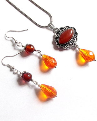 set cu agate  si cristale 39020