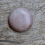 Cabochon rodonit roz prafuit, 30 mm