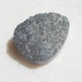 Pandantiv lacrima din cuart druzy gri - argintiu cu straluciri multicolore (provenienta America) aprox 33x24x10 mm