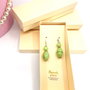 Cercei casual cu margele howlite