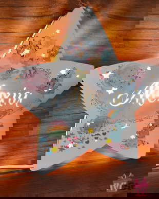 Lampa de veghe personalizata stea