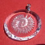 Pandantiv Swarovski gravat cu agatatoare argint .925 rodiat (provenienta America)