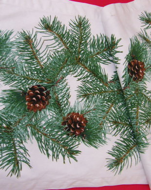 Traversa ramuri de pin