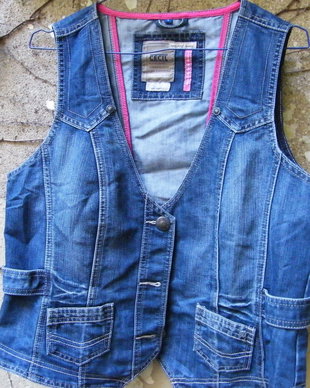 Nou-vesta denim L