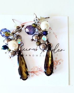 Cercei handmade "Bella "