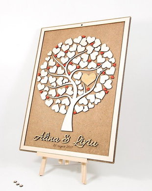 Guestbook din lemn,GB1004