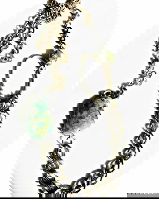 colier lung cu lanturi