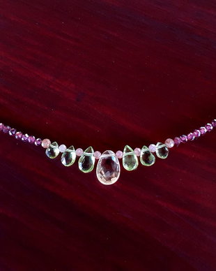 Granat , citrin si peridot