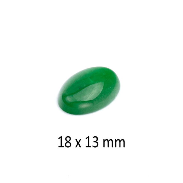 Cabochon Jad Malaezia, 18 x 13 mm, A478