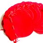 Saculeti catifea rosie 8,5 cm