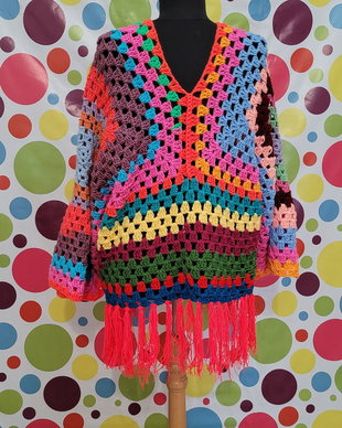 Pulover super colorat, puloverul happy